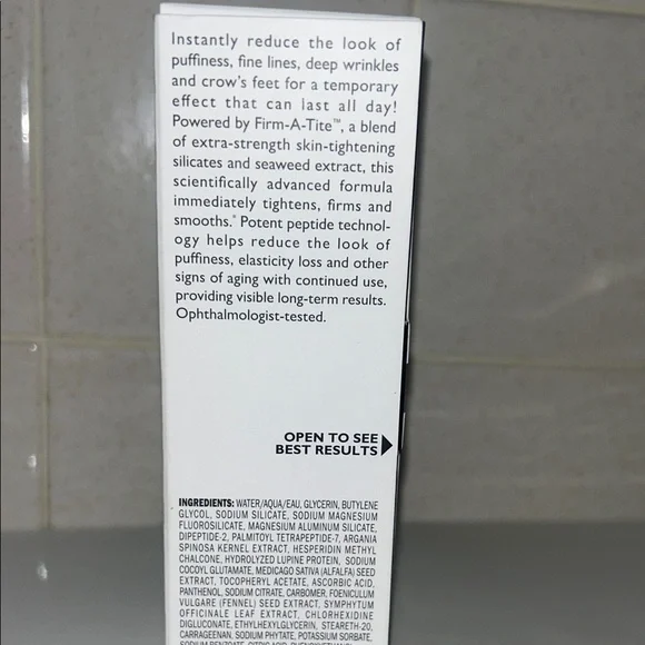 Peter Thomas Roth Black Instant Firmx Eye Tightener Tube - Picture 3 of 4
